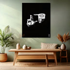 Canvas Vertical Wall Art, Canvas Anime Helsing, Home Office Living Room Modern Wall Painting