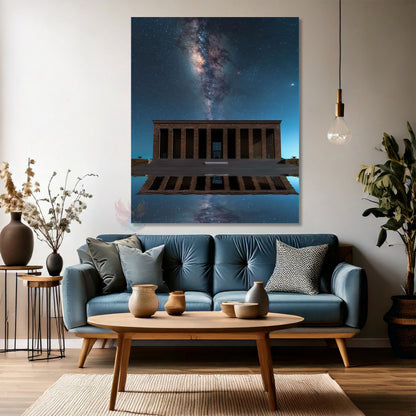 Kanvas Dikey Duvar Tablosu Kanvas Anıtkabir Ev Ofis Salon Modern Duvar Tablosu