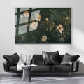Glass Horizontal Wall Art Glass Flower Garden55 Home Office Living Room Modern Wall Art