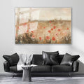 Glass Horizontal Wall Art Glass Flower Garden77 Home Office Living Room Modern Wall Art