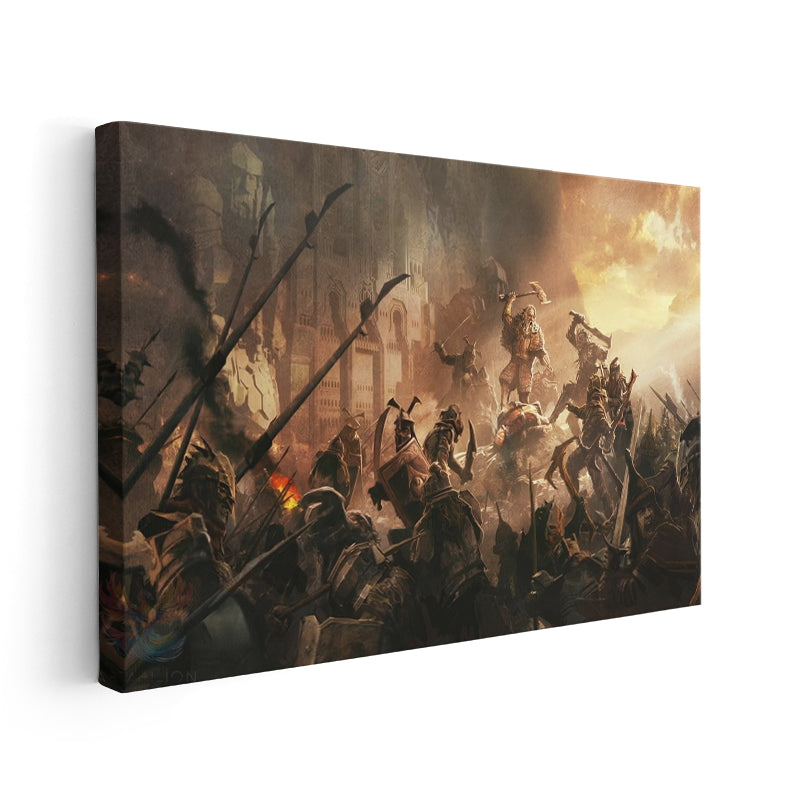 Yüksek Kaliteli LOTR Temalı Kanvas Tablo