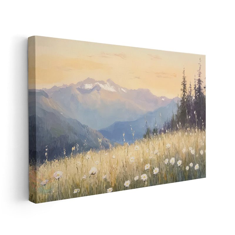 Canvas Vertical Wall Art, Canvas Nature Landscape, 5-Piece Home Office Living Room Modern Wall Art