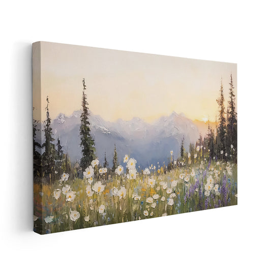 Canvas Vertical Wall Art, Canvas Nature Landscape, Modern Wall Art for Home, Office, Living Room.