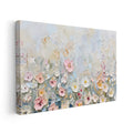 Canvas Vertical Wall Art Canvas Brushstrokes Flowers4 Home Office Living Room Modern Wall Art