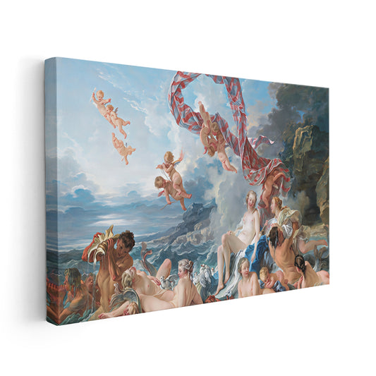 Kanvas Dikey Duvar Tablosu Kanvas Francois Boucher Venusun Zaferi Ev Ofis Salon Modern Duvar Tablosu