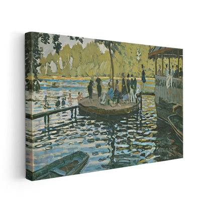 Canvas Vertical Wall Art, Canvas Lake View, Home Office Living Room Modern Wall Art