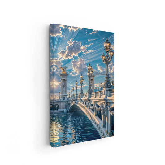 Canvas Vertical Wall Painting Canvas Classic Bridge Home Office Living Room Modern Wall Painting
