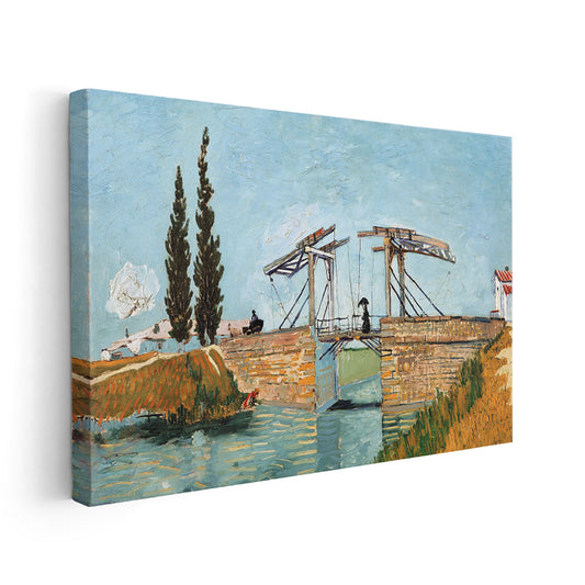 Kanvas Dikey Duvar Tablosu Kanvas Kopru Manzarasi Ev Ofis Salon Modern Duvar Tablosu