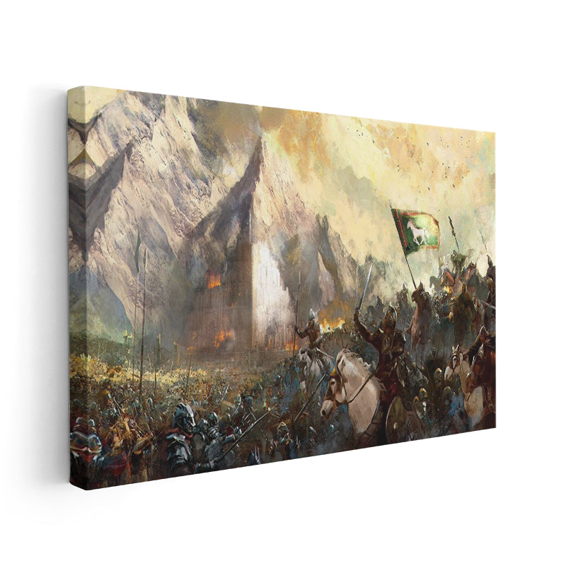 Yüksek Kaliteli Middle Earth Kanvas Tablo