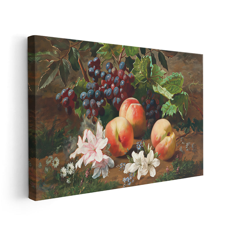 Canvas Vertical Wall Painting, Canvas Still Life, Fruits, Home, Office, Living Room, Modern Wall Art