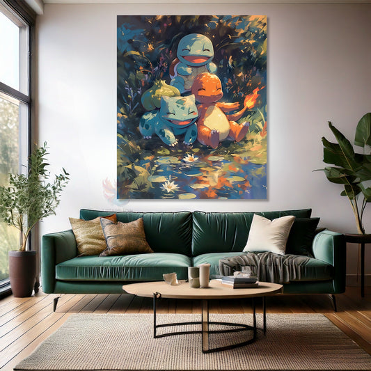 Kanvas Dikey Duvar Tablosu Kanvas Anime Tablosu Ev Ofis Salon Modern Duvar Tablosu