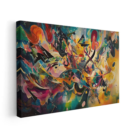 Canvas Vertical Wall Art Canvas Color Showcase2 Home Office Living Room Modern Wall Art