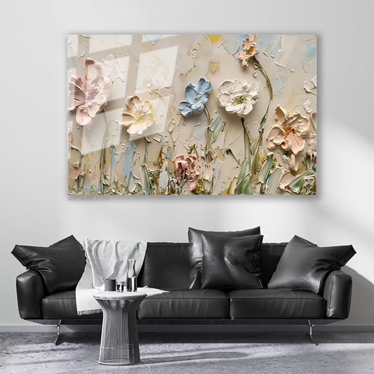 Cam Yatay Duvar Tablosu Cam Soyut Sanat7 Ev Ofis Salon Modern Duvar Tablosu