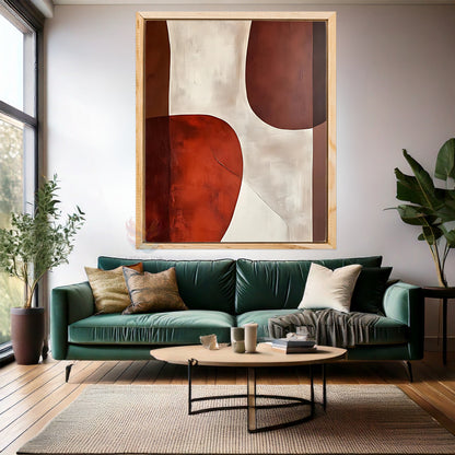 Soyut Ahşap Çerçeveli MDF Tablo Modern Salon Tablosu Ev Dekorasyon Duvar Tablosu Yeni Ev Hediyesi