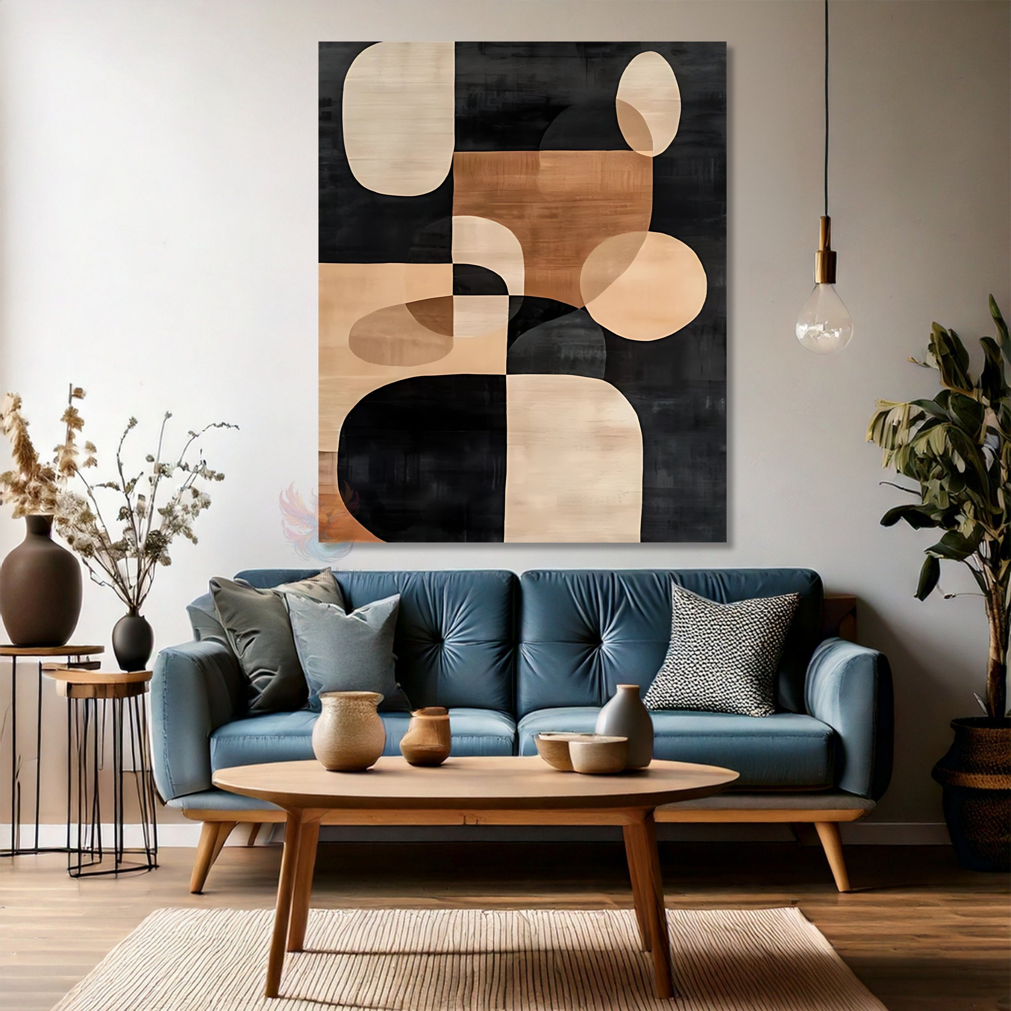 Soyut Tasarım Modern Kanvas Tablo