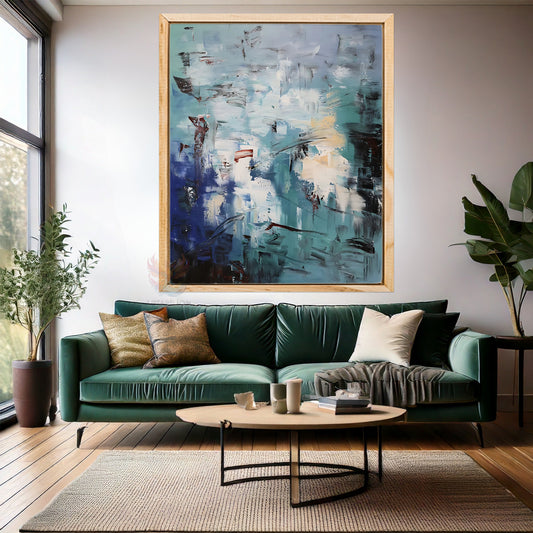 Soyut Temalı Ahşap Çerçeveli MDF Tablo Modern Salon Tablosu Ev Dekorasyon Duvar Tablosu Ev Hediyesi