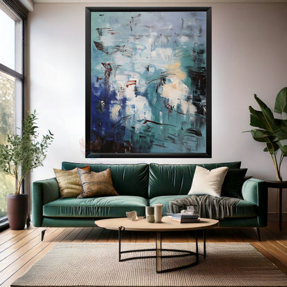 Soyut Temalı Ahşap Çerçeveli MDF Tablo Modern Salon Tablosu Ev Dekorasyon Duvar Tablosu Ev Hediyesi
