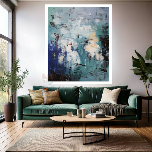 Soyut Temalı Ahşap Çerçeveli MDF Tablo Modern Salon Tablosu Ev Dekorasyon Duvar Tablosu Ev Hediyesi