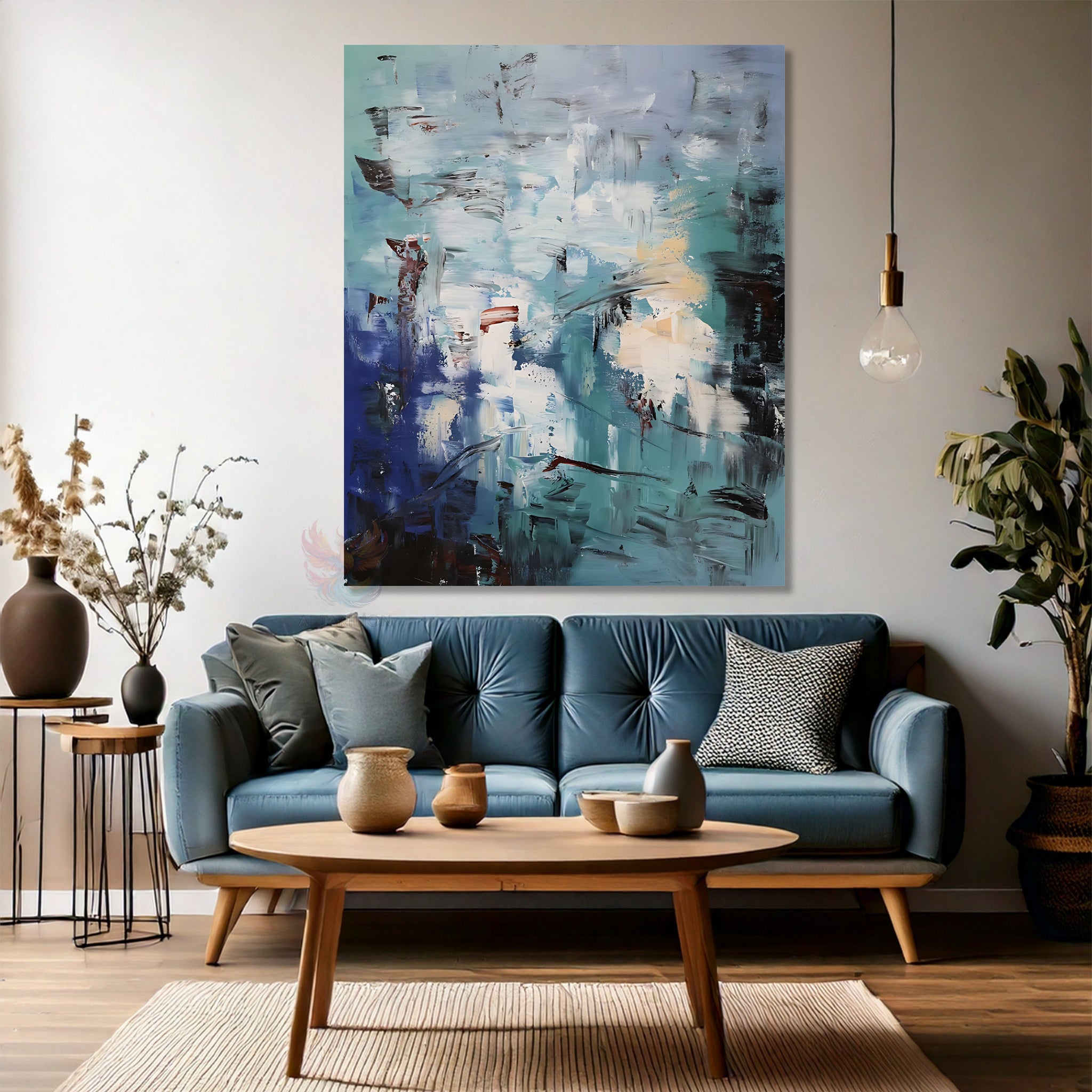 Soyut Temalı Modern Kanvas Tablo