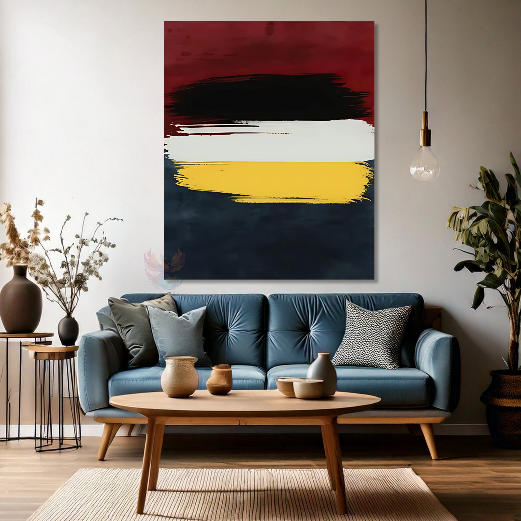 Soyut Temalı Modern Sade Şık Kanvas Tablo