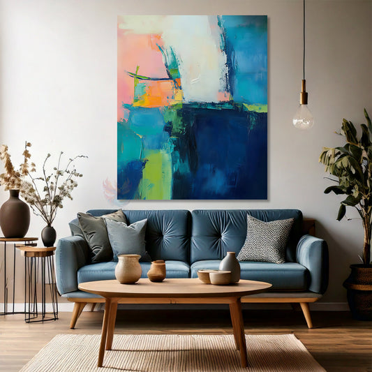 Kanvas Duvar Tablosu Soyut Dijital Baskı Salon Tablosu Modern Tasarım Tablo Modern Ev Dekoru