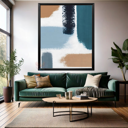 Ahşap Çerçeveli MDF Duvar Tablosu Sade Tasarım Ahşap Çerçeveli MDF Baskı Tablo Modern Salon Tablosu