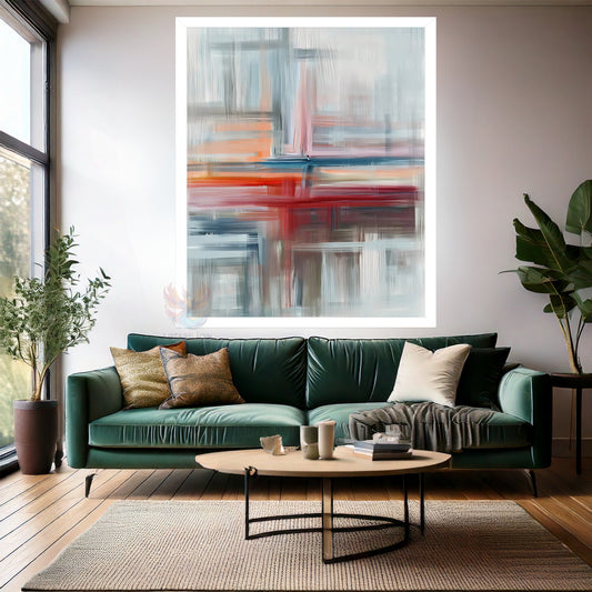 Soyut Çizgiler Ahşap Çerçeveli MDF Tablo Duvar Tablosu Modern Ev Dekoru Çerçeveli MDF Salon Tablosu